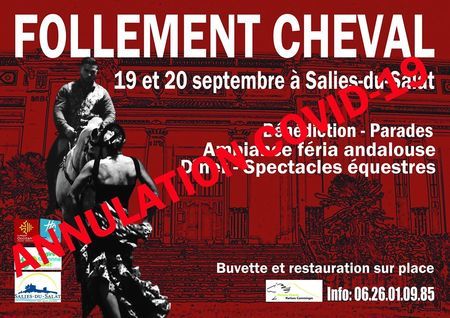 Affiche-ANNUL-Follement-Cheval-9°-19+20-09-2020-31260-Salies-du-Salat